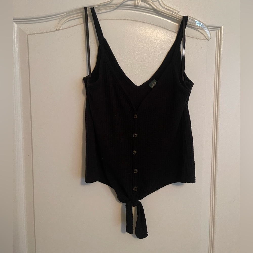 Black crop top